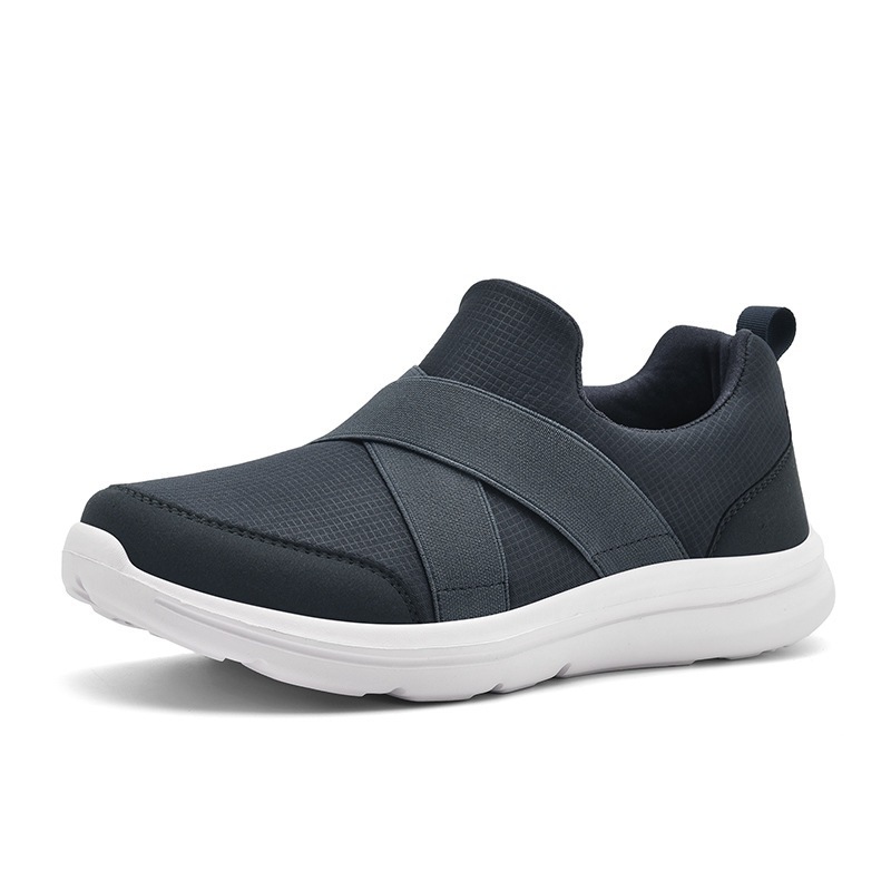 Zapatillas deportivas sin cordones elásticas transpirables para mujer