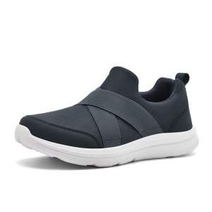 Zapatillas deportivas sin cordones elásticas transpirables para mujer