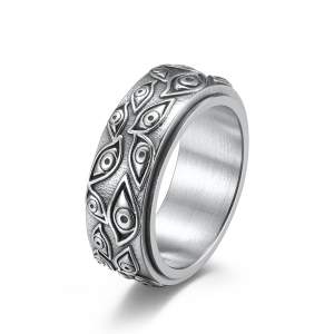 Anillo giratorio óptico unisex