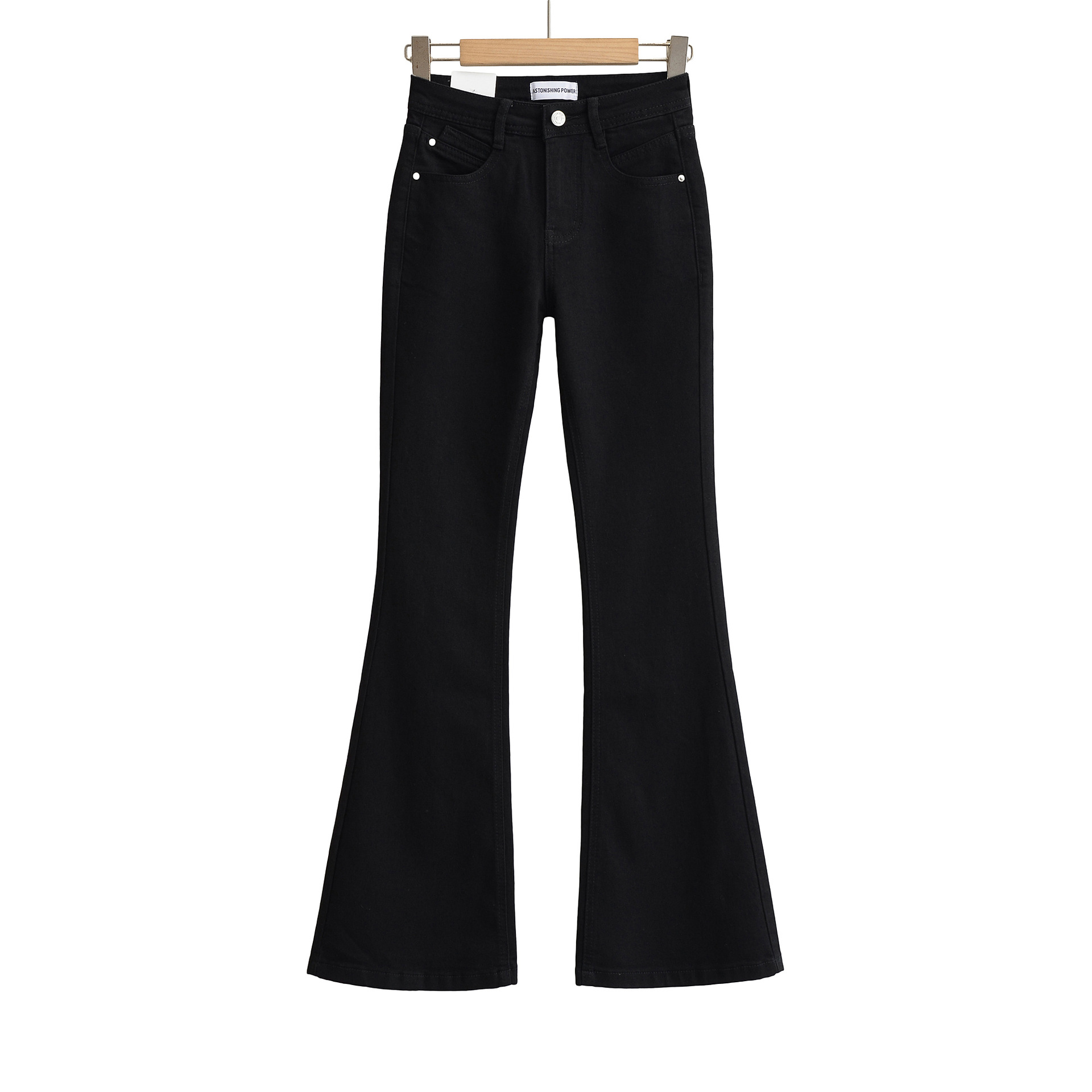 Pantalones skinny retro de cintura alta para niños