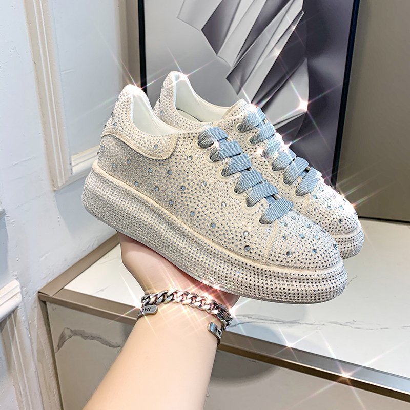Mujeres zapatillas deportivas de plataforma gruesa con patrón de argyle