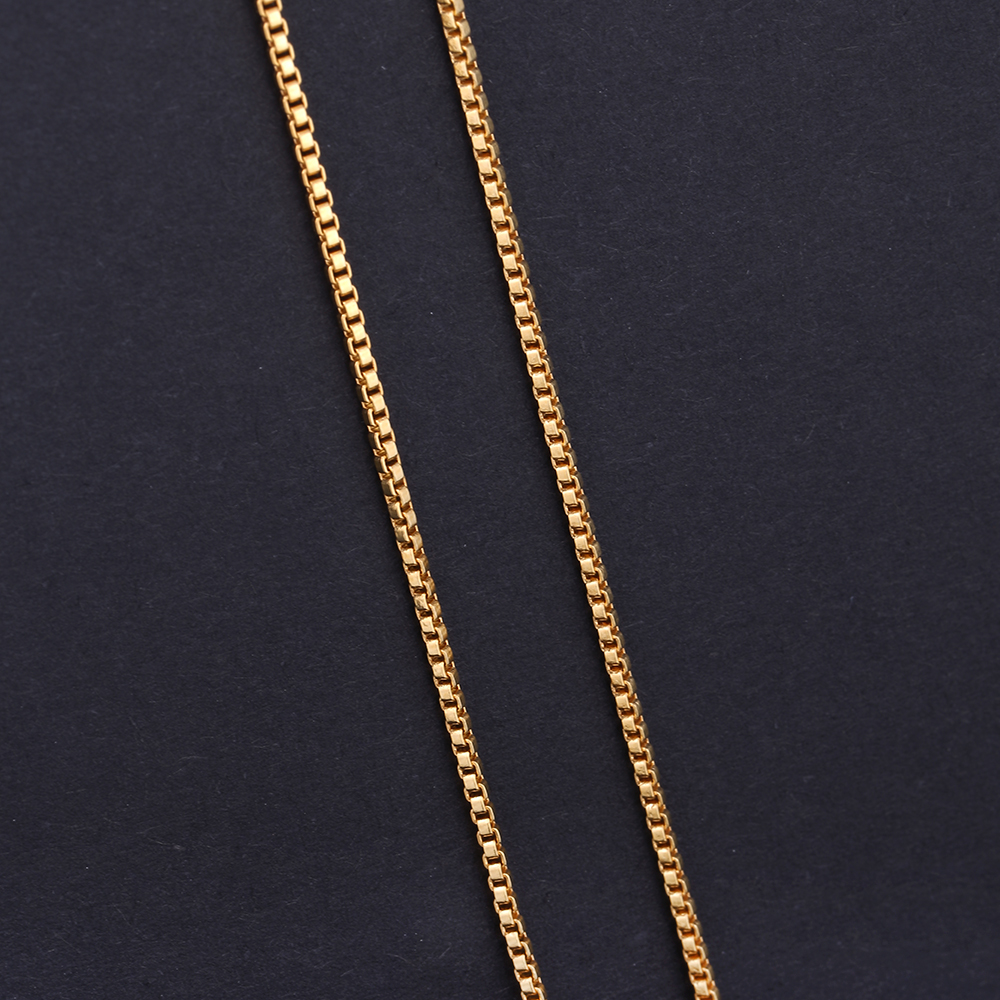 Collar de eslabones urbanos de cristal de forma africana, diseño retro y acabado dorado
