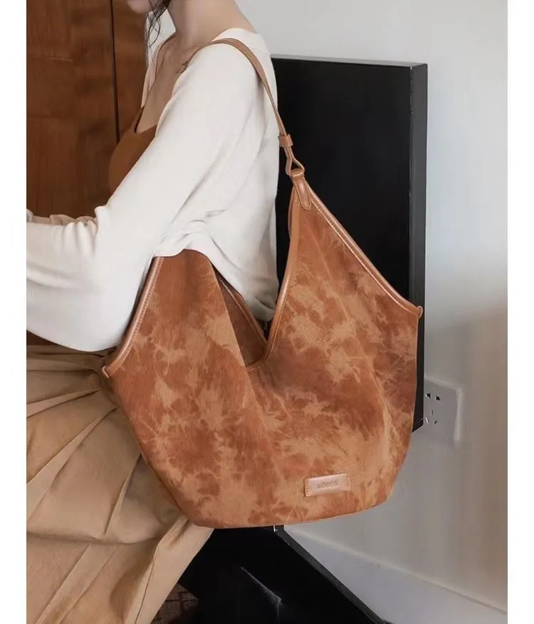 Mini bolso satchel de fin de semana vintage de cordón liso para damas