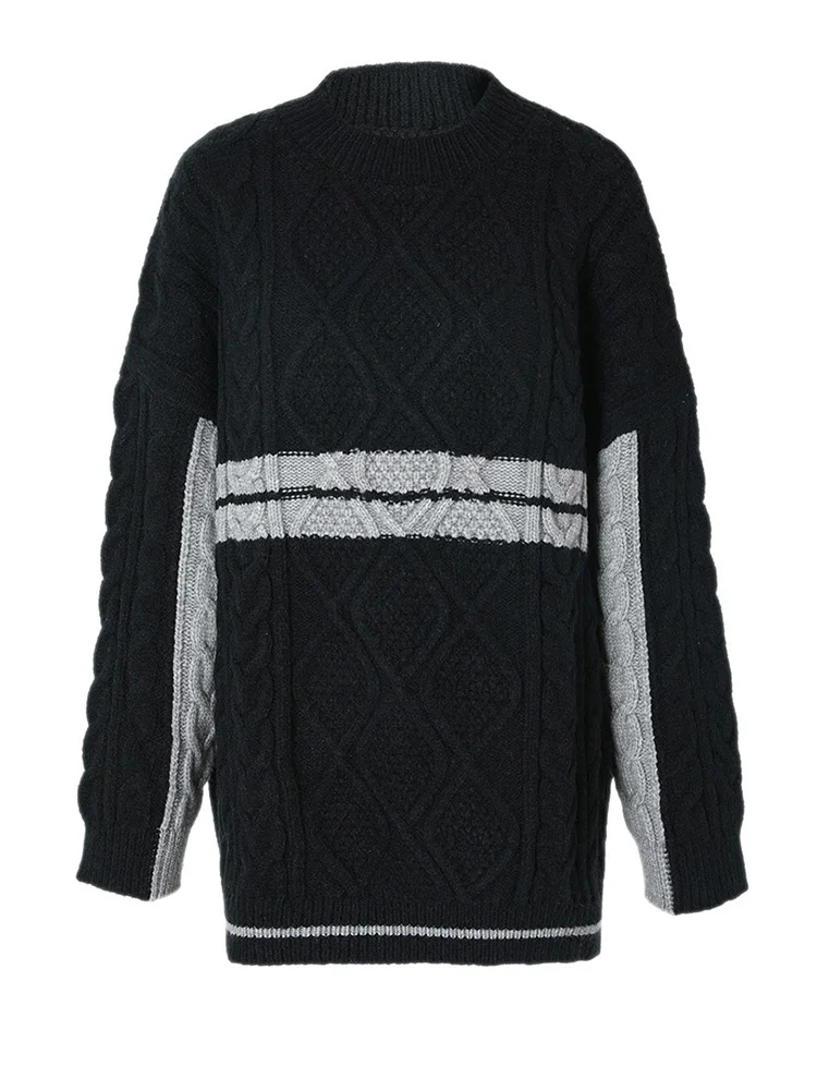 Suéter de punto oversized para mujeres
