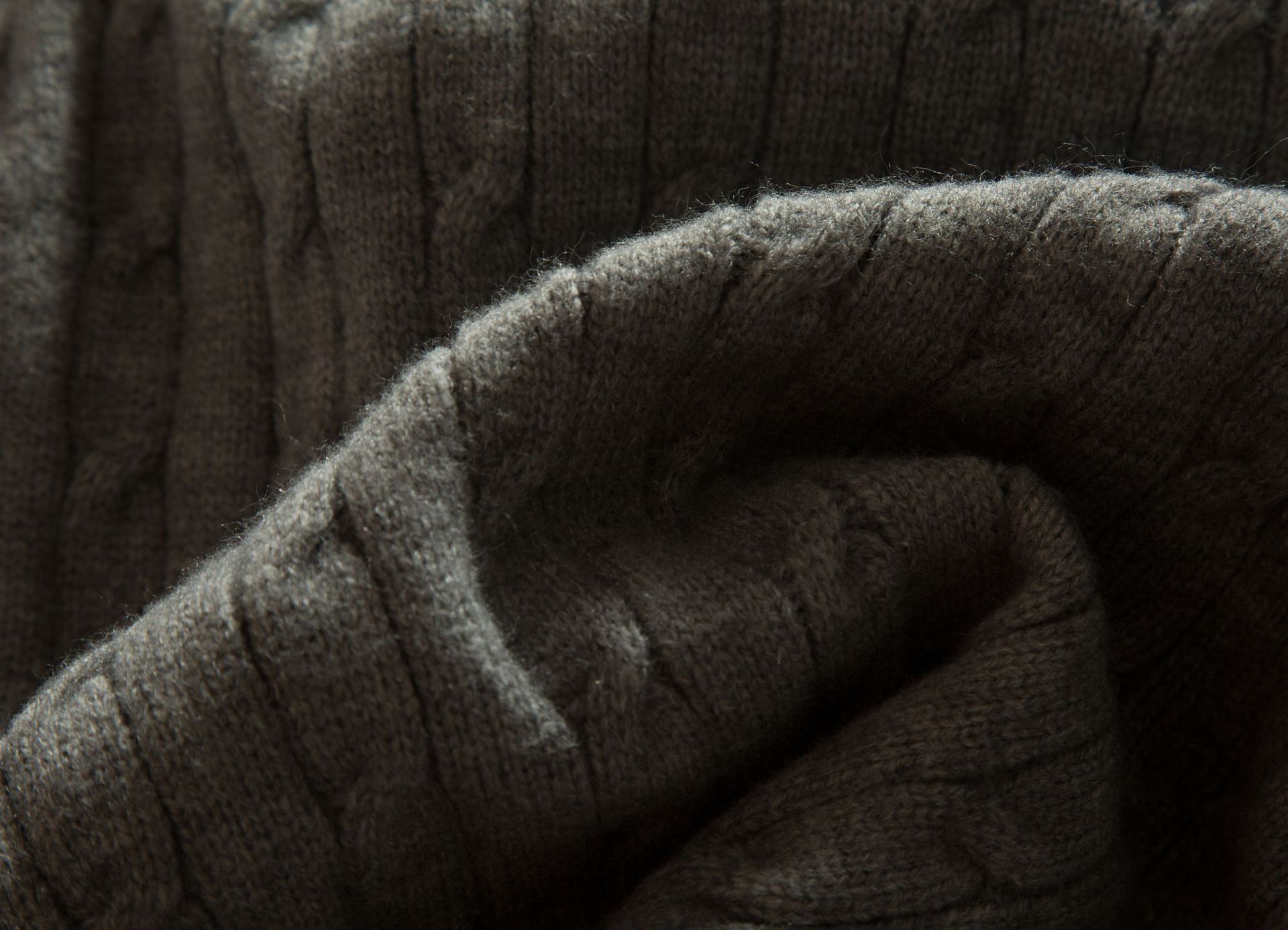 Cárdigan jacquard de acrílico con ajuste holgado y manga larga
