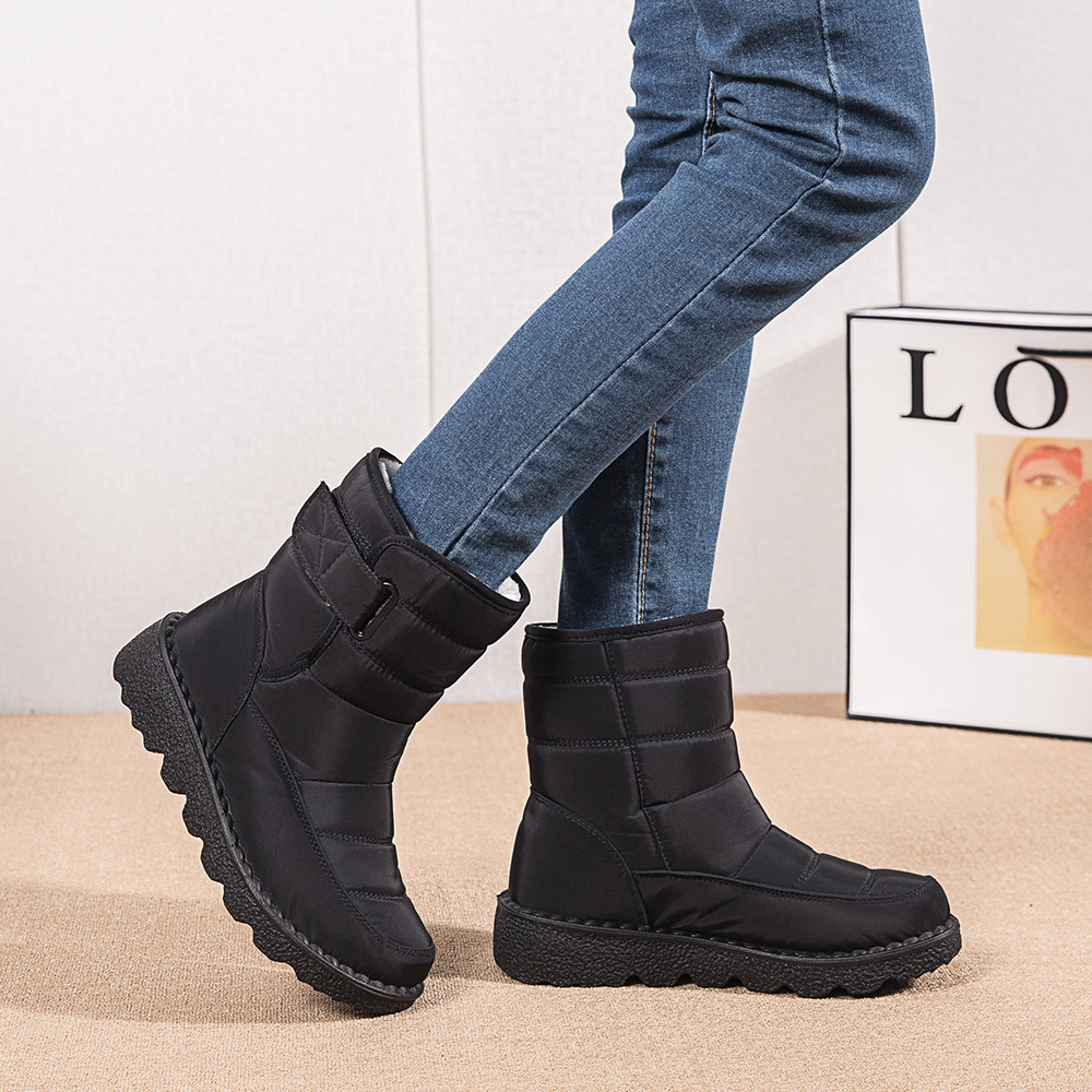 Botas de mujer altas aislantes contra el frío resistentes al agua