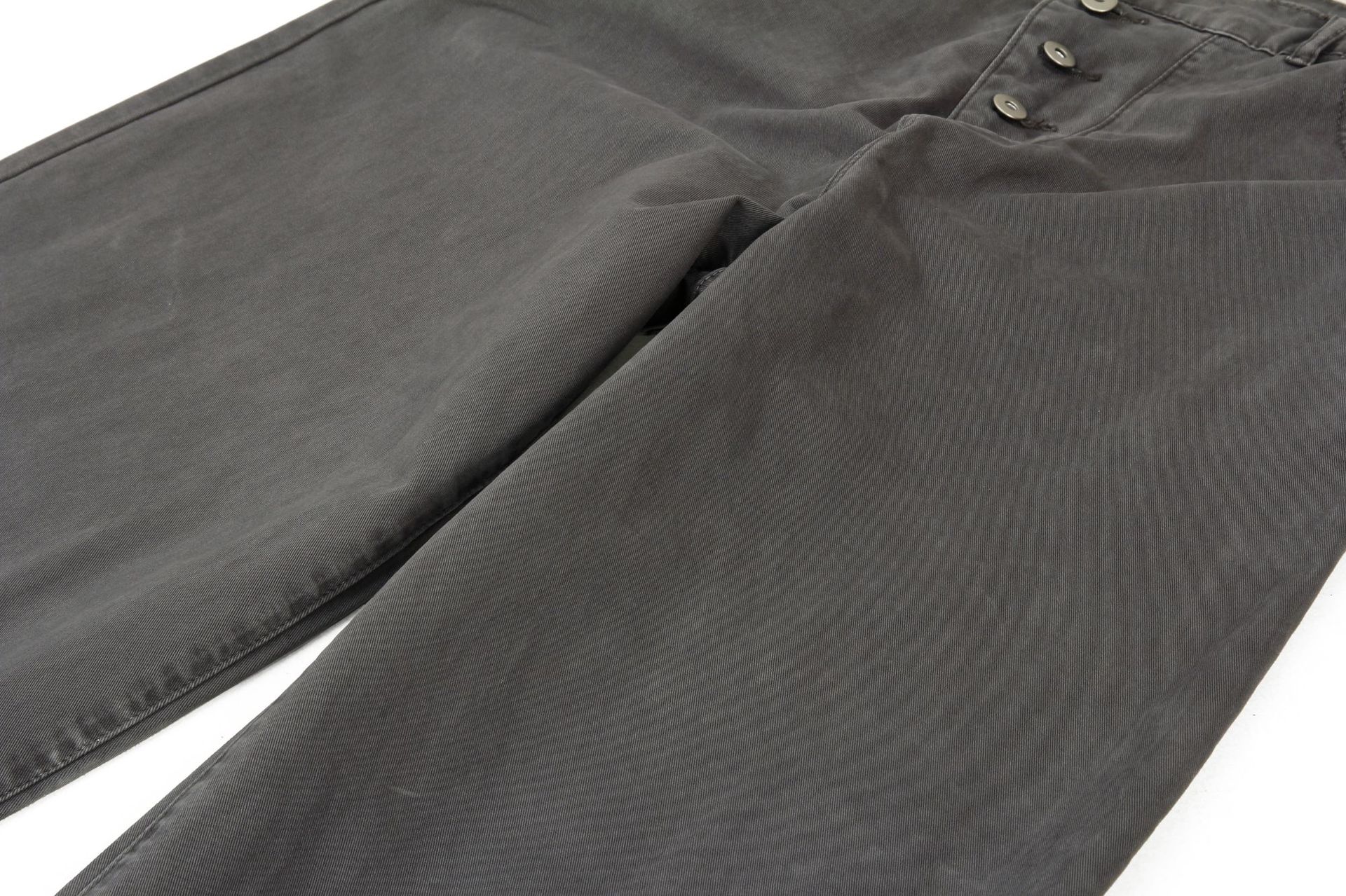 Vaqueros de algodón vintage asimétricos oversized para hombre