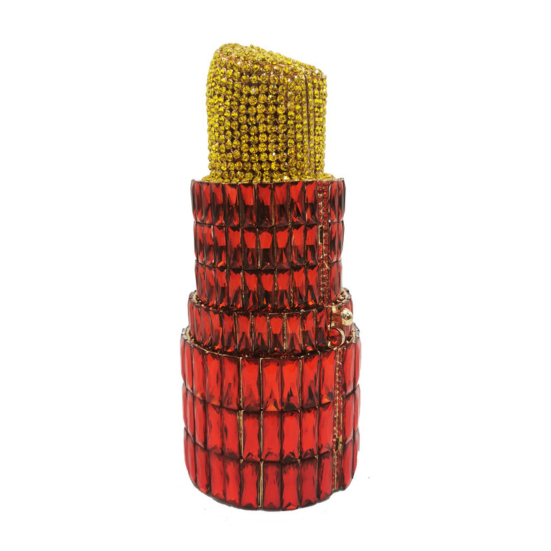 Estuche de lentejuelas en forma de tubo de labial