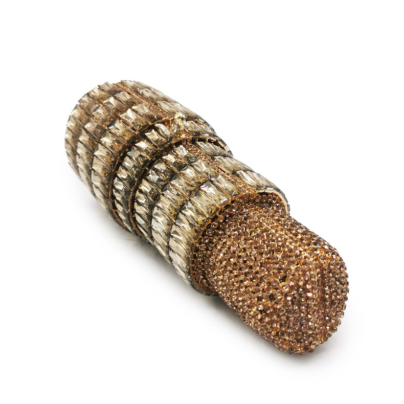 Estuche de lentejuelas en forma de tubo de labial
