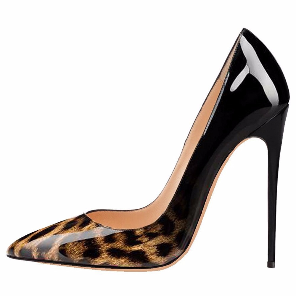 Tacones de marfil con degradado moteado