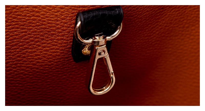 Bolso bandolera espacioso de poliuretano para damas