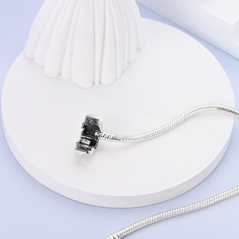 Pulsera de eslabones de cuentas hecha a mano con motivos de vida marina