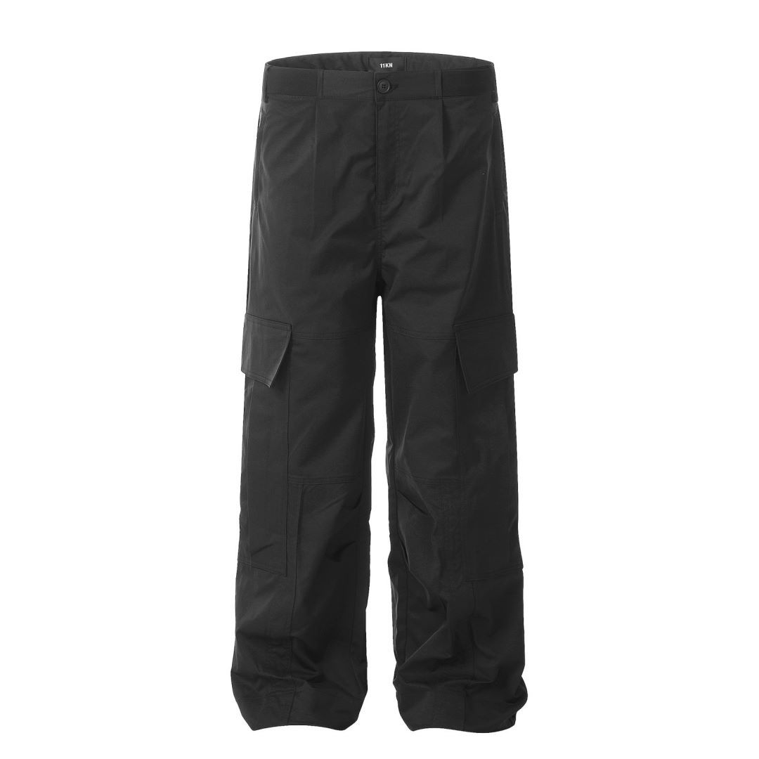 Pantalones cargo unisex de estilo High Street, corte regular de pierna, con elasticidad