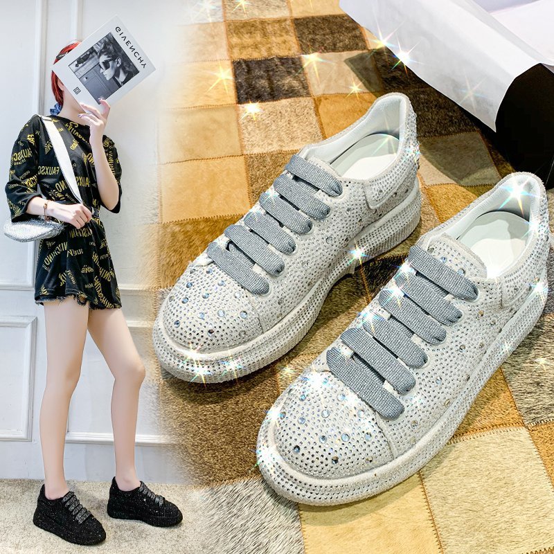 Mujeres zapatillas deportivas de plataforma gruesa con patrón de argyle