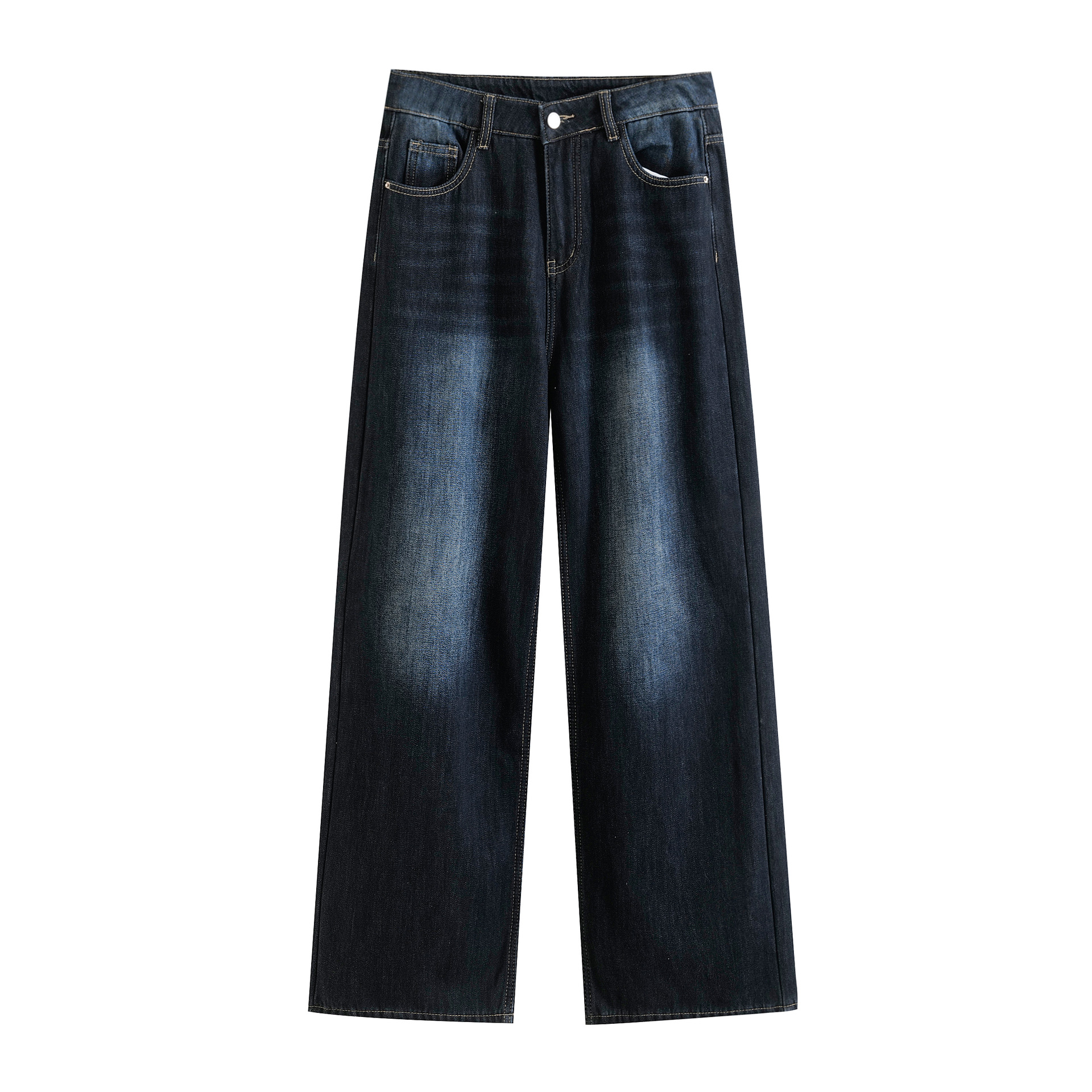 Pantalones pitillo vintage de cinco bolsillos elásticos acogedores