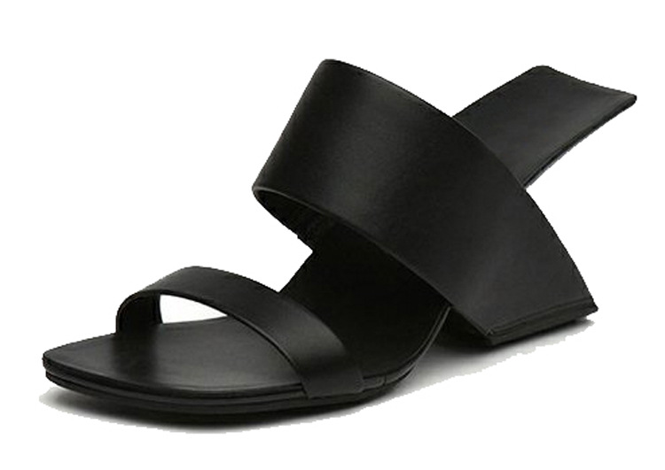 Pantuflas para mujer con bloque delantero de caja
