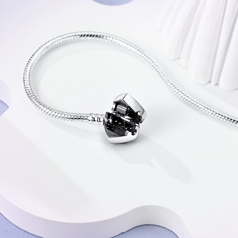Pulsera de eslabones de cuentas hecha a mano con motivos de vida marina