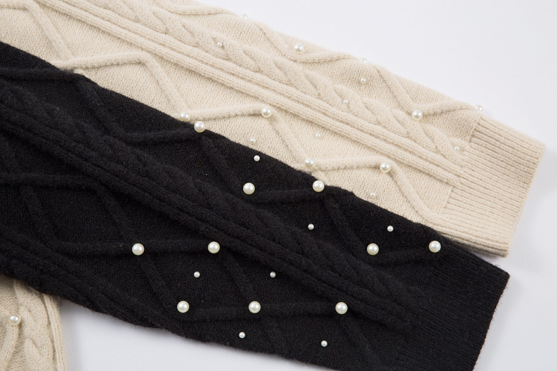 Cárdigan urbano de ajuste relajado, manga larga y cuello profundo