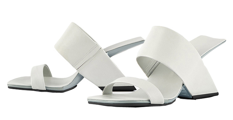 Pantuflas para mujer con bloque delantero de caja