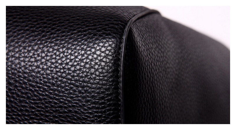 Bolso bandolera espacioso de poliuretano para damas