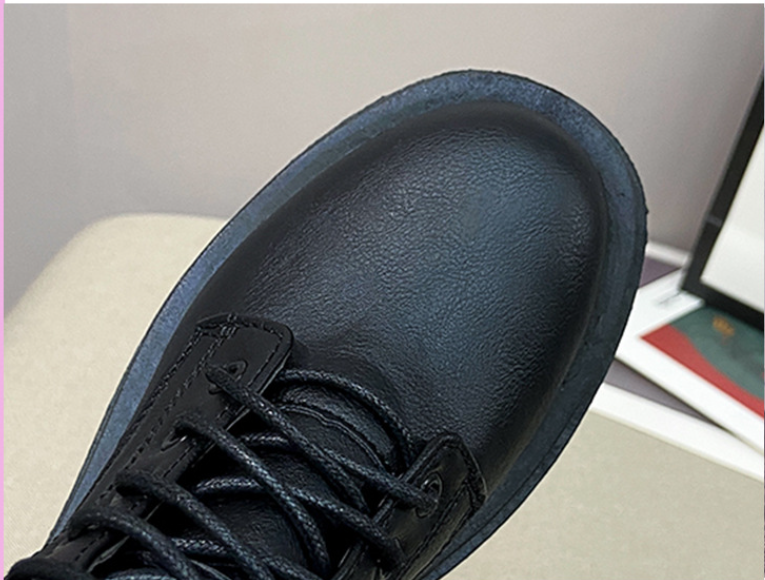 Botas de combate de plataforma altas para mujeres
