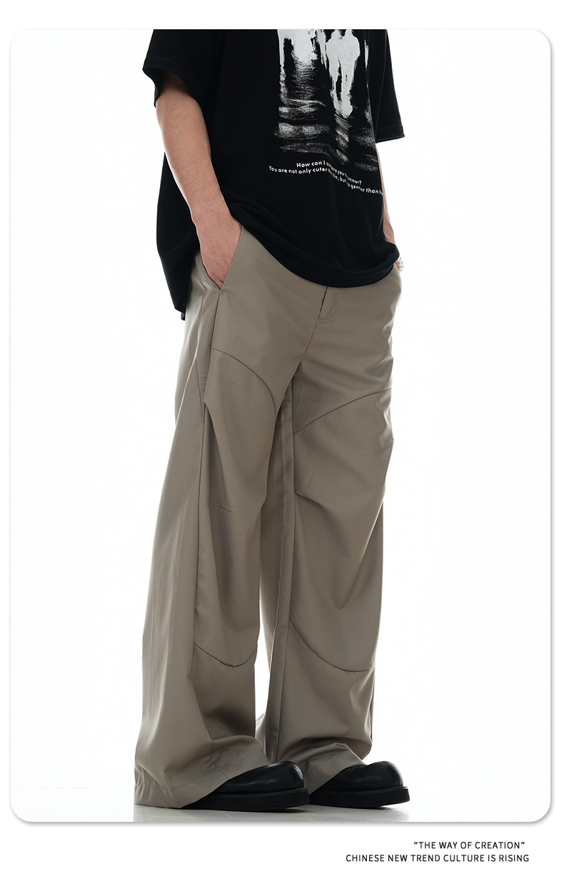 Pantalones de bambú de uso diario, corte relajado y pierna ajustada