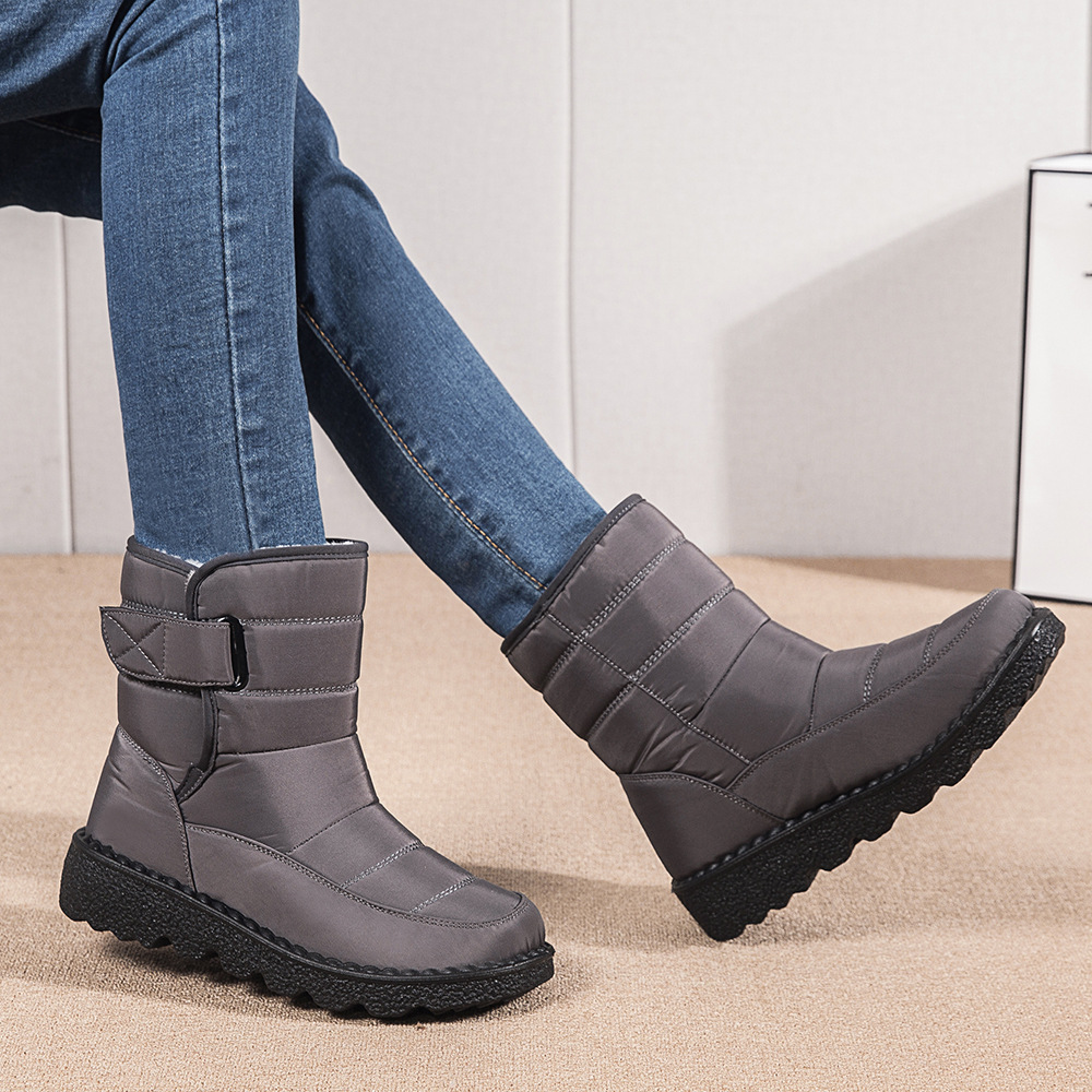 Botas de mujer altas aislantes contra el frío resistentes al agua