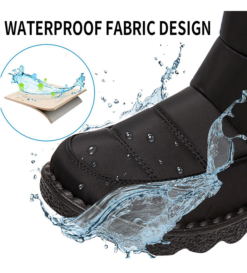 Botas de mujer altas aislantes contra el frío resistentes al agua