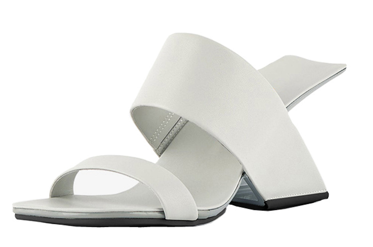 Pantuflas para mujer con bloque delantero de caja