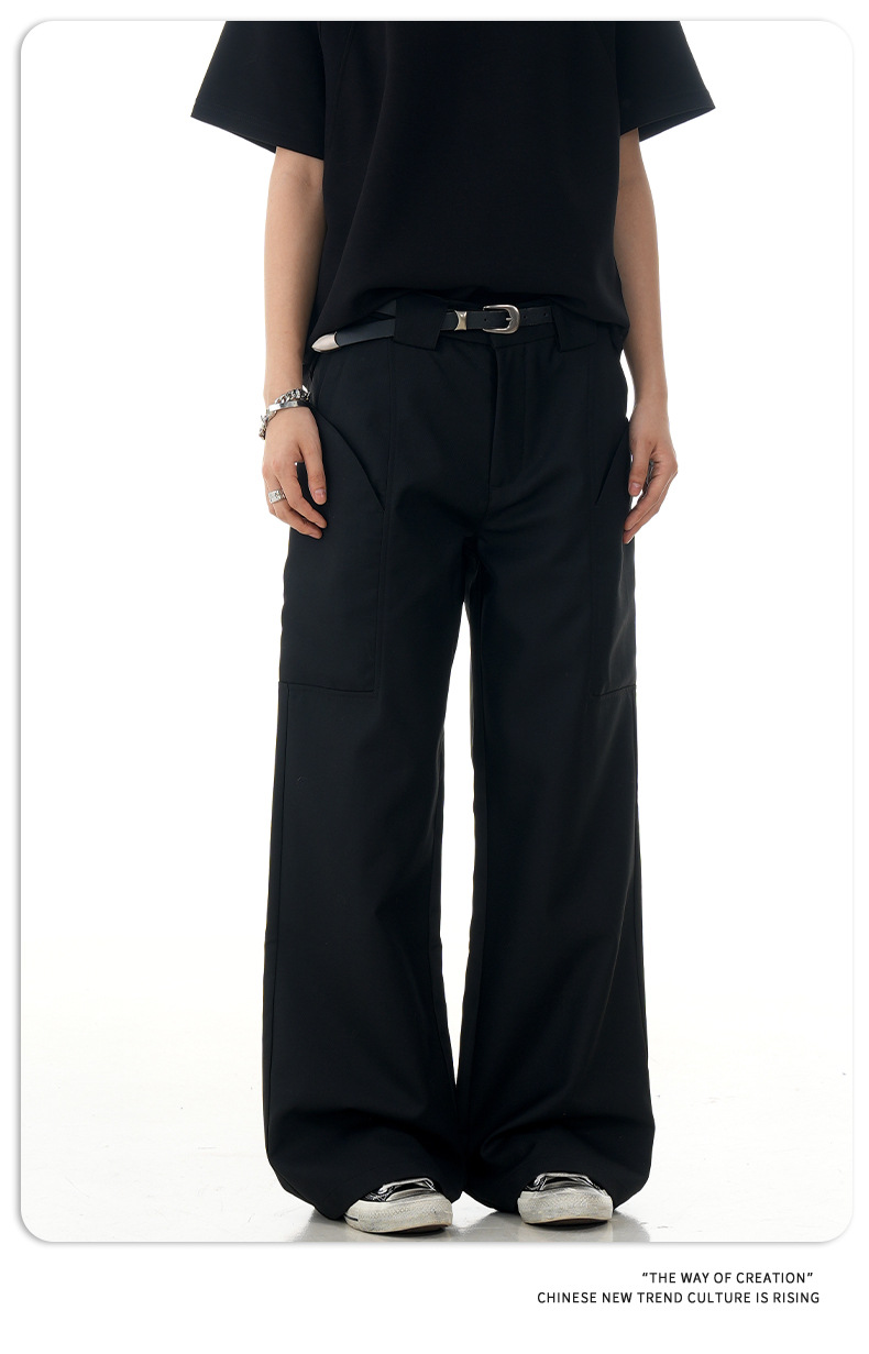 Pantalones de oficina holgados unisex