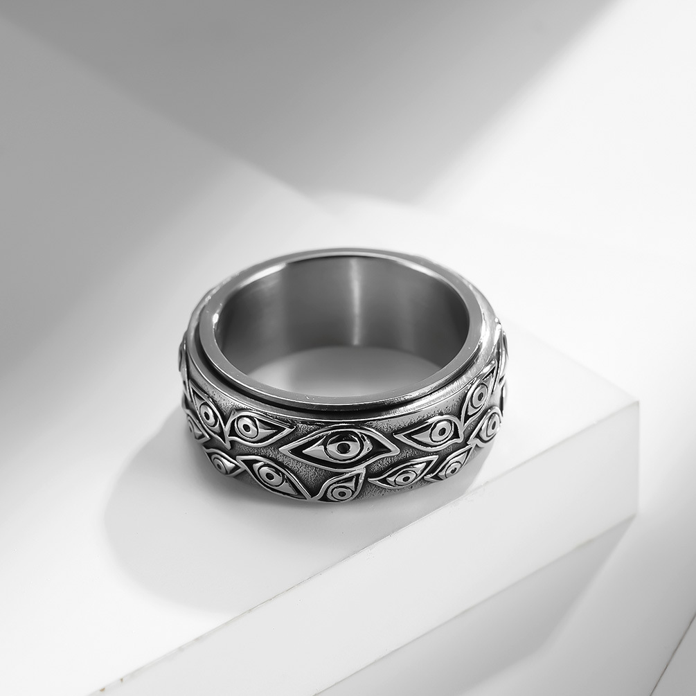 Anillo giratorio óptico unisex