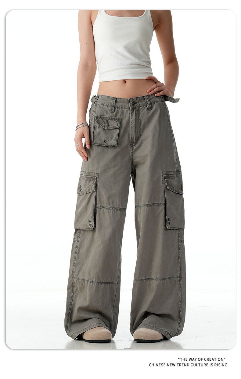 Pantalones utilitarios unisex de largo completo favorecedores