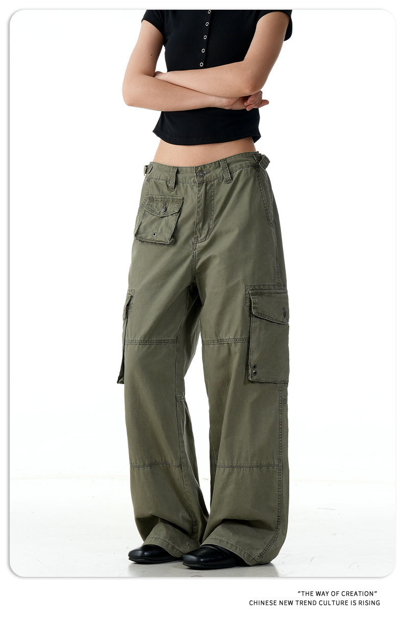 Pantalones utilitarios unisex de largo completo favorecedores
