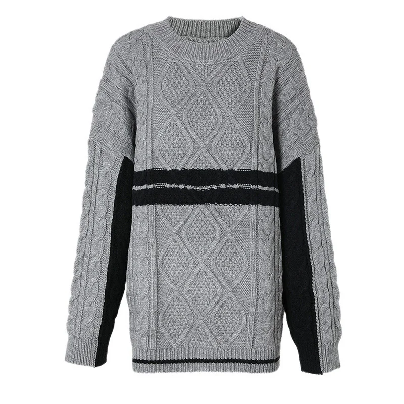 Suéter de punto oversized para mujeres