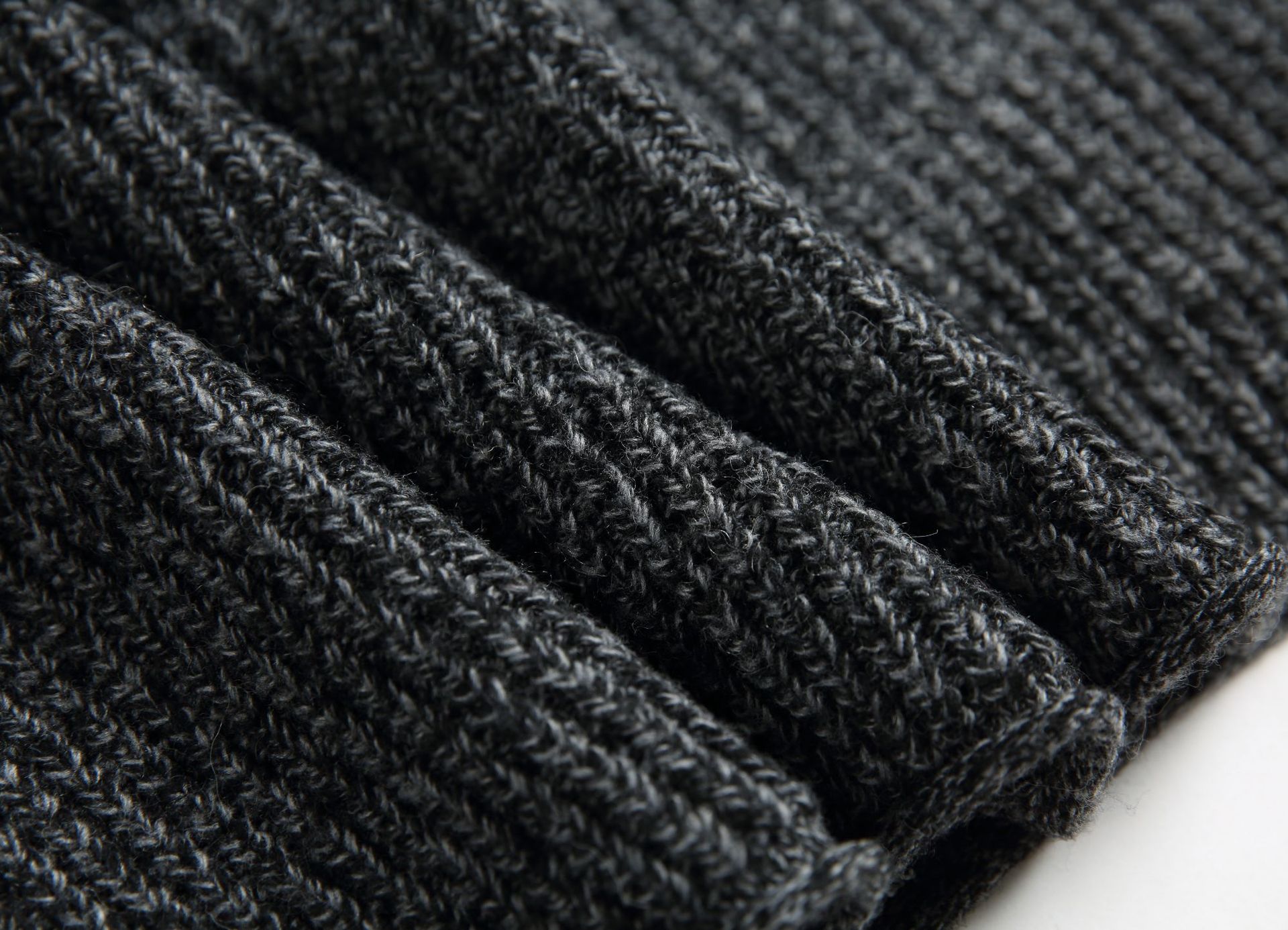 Cardigan de manga dolmán holgado liso de poliéster