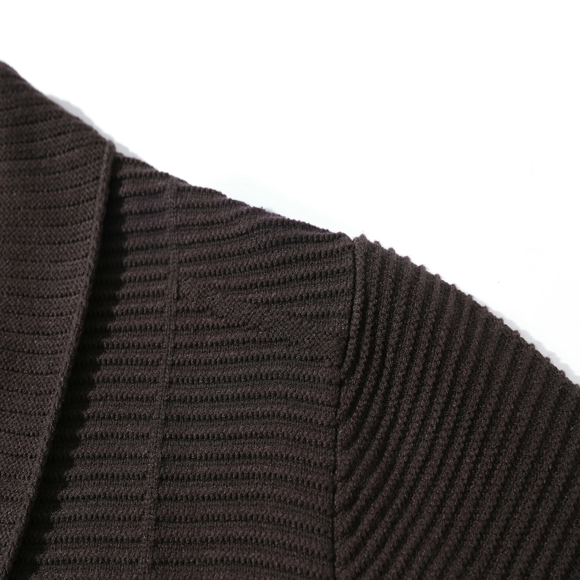 Cardigan oversized de manga larga de jacquard de nailon de ropa de trabajo japonesa