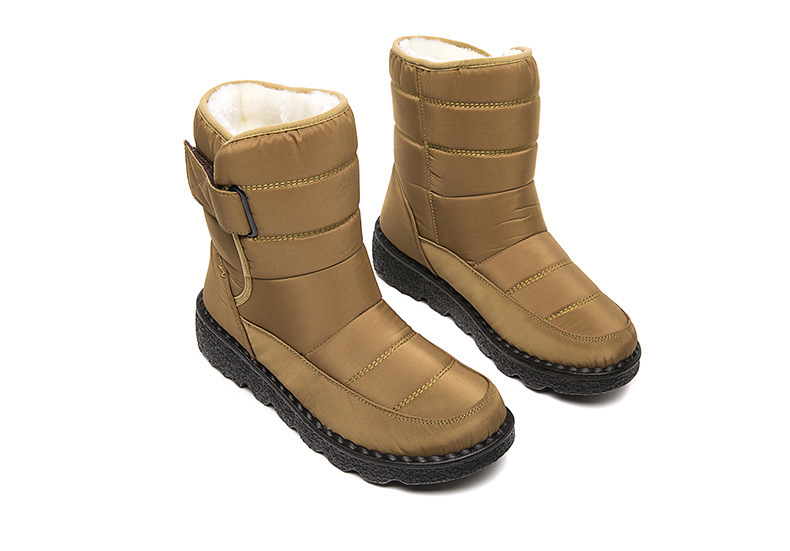 Botas de mujer altas aislantes contra el frío resistentes al agua