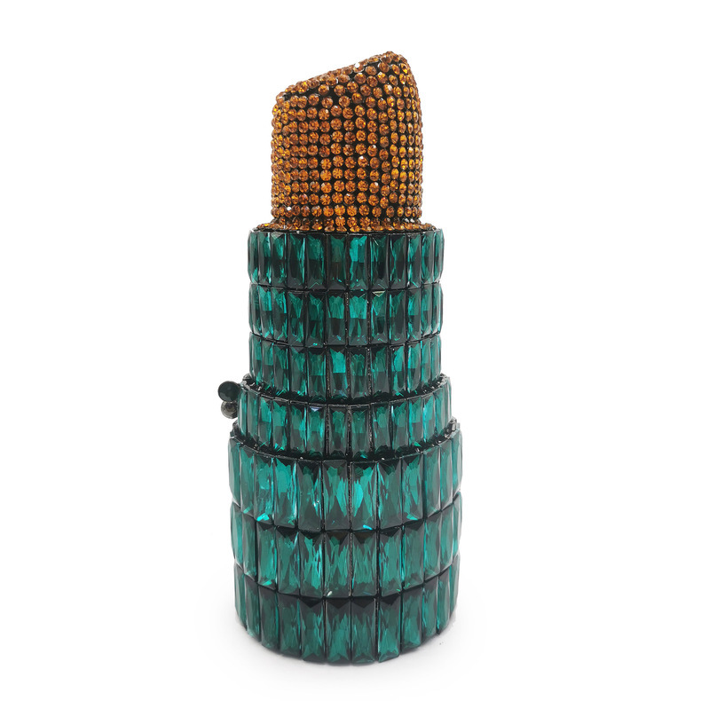 Estuche de lentejuelas en forma de tubo de labial