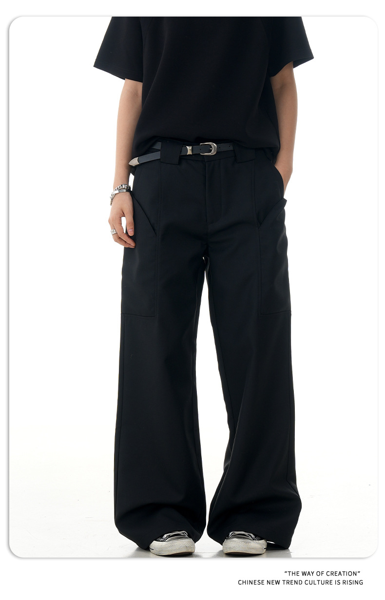 Pantalones de oficina holgados unisex