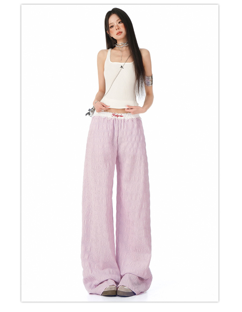 Pantalones palazzo fluidos para mujer