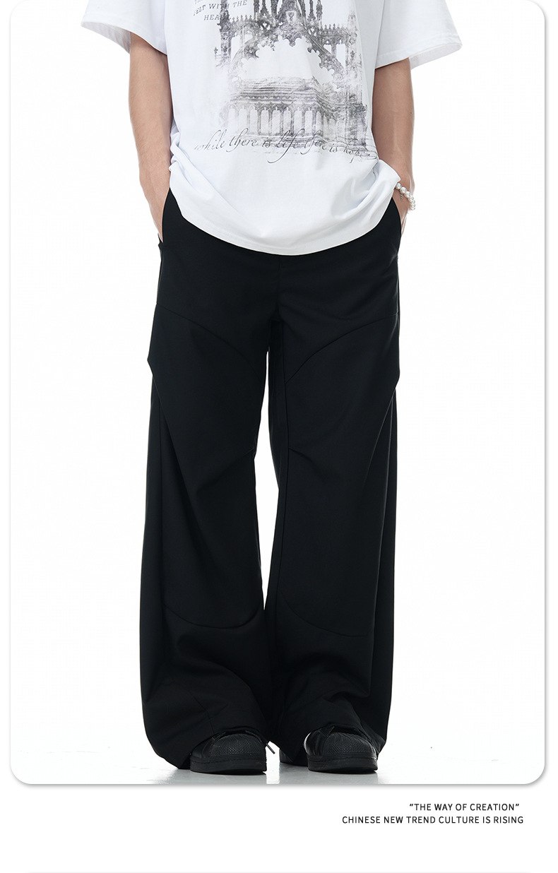 Pantalones de bambú de uso diario, corte relajado y pierna ajustada