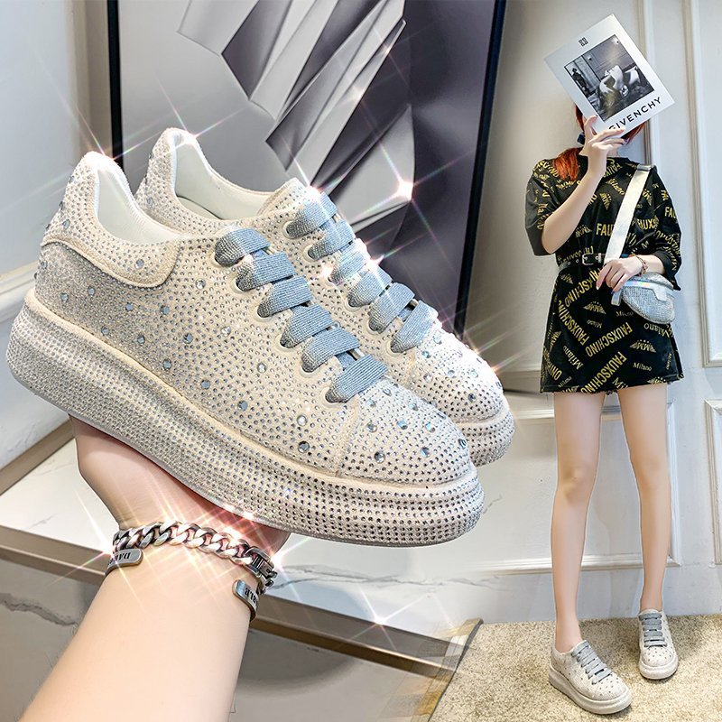 Mujeres zapatillas deportivas de plataforma gruesa con patrón de argyle