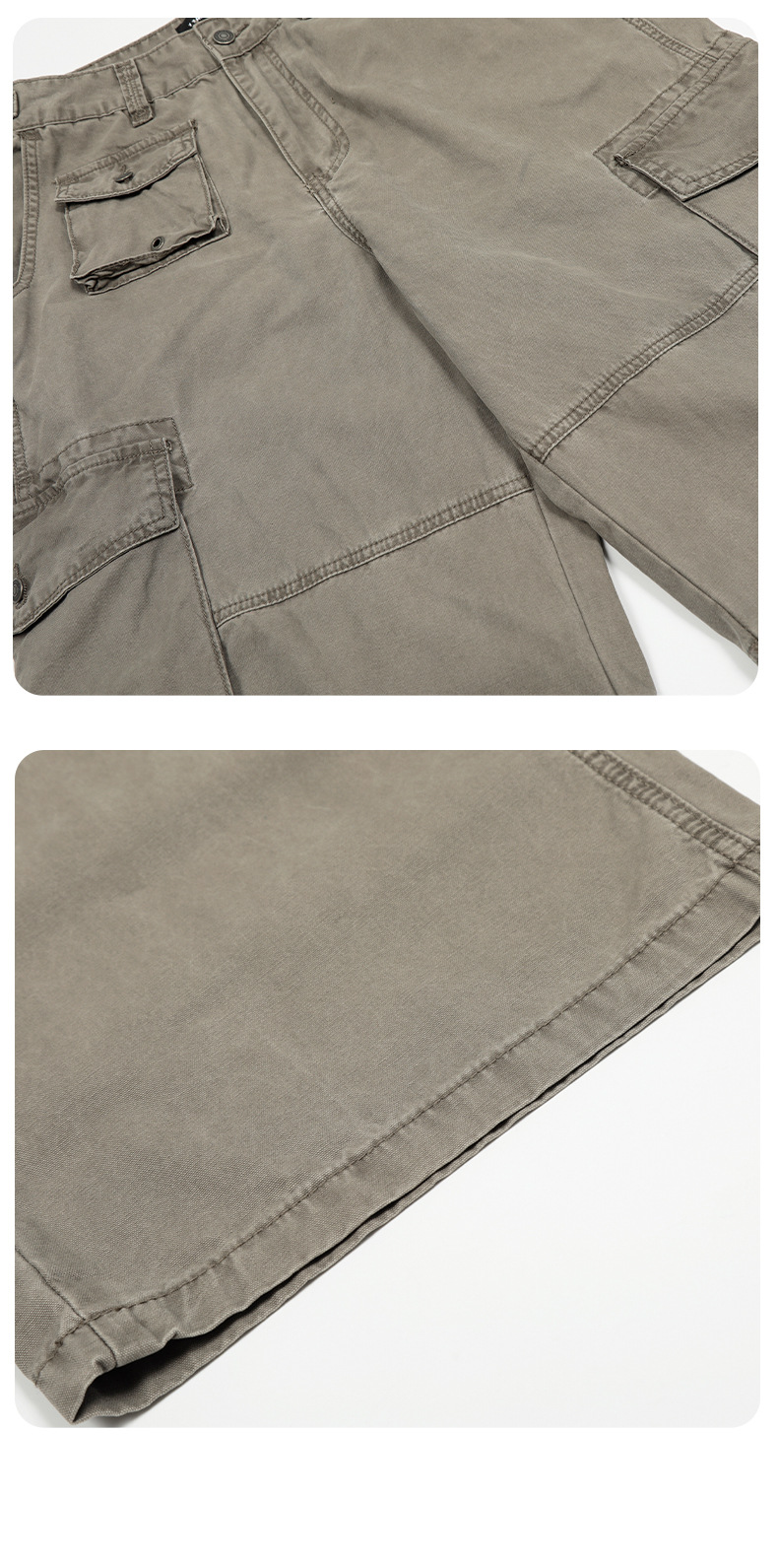 Pantalones utilitarios unisex de largo completo favorecedores