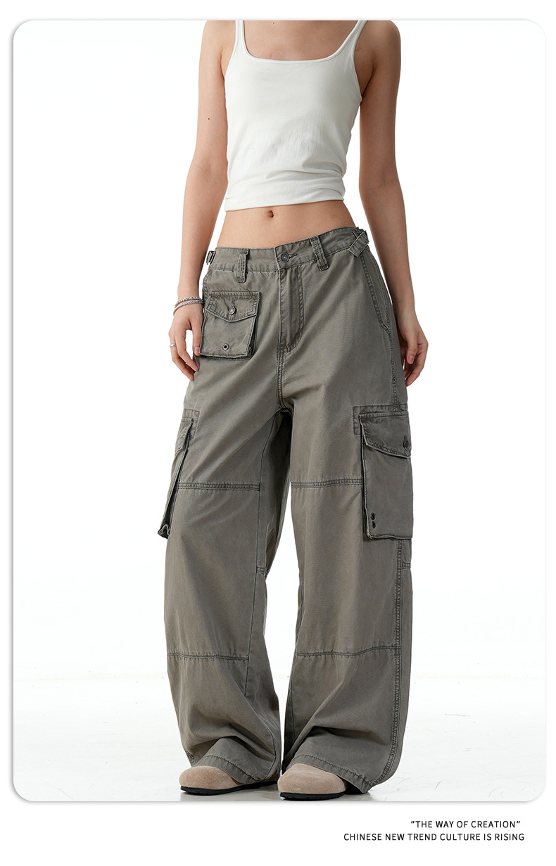 Pantalones utilitarios unisex de largo completo favorecedores