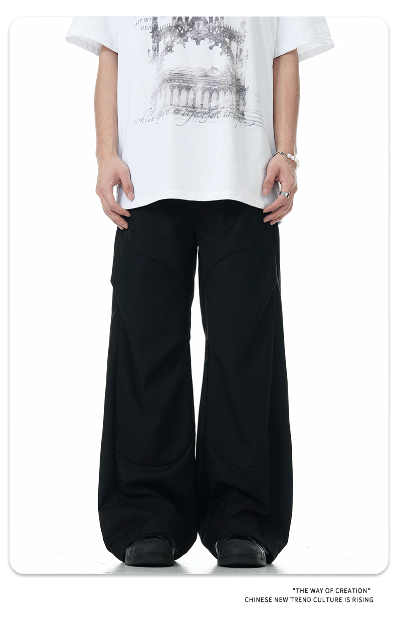 Pantalones de bambú de uso diario, corte relajado y pierna ajustada