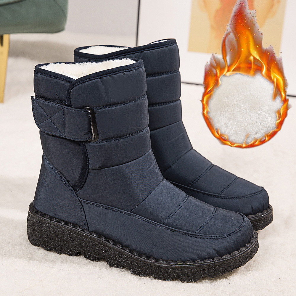 Botas de mujer altas aislantes contra el frío resistentes al agua