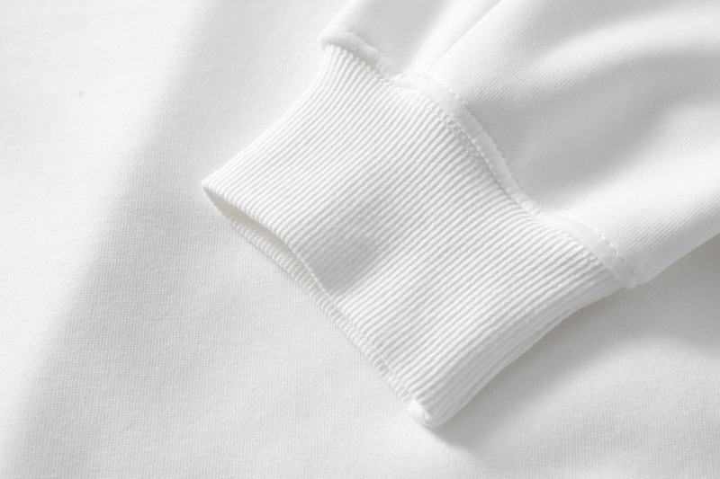 Sudadera con capucha holgada de algodón a rayas para hombre