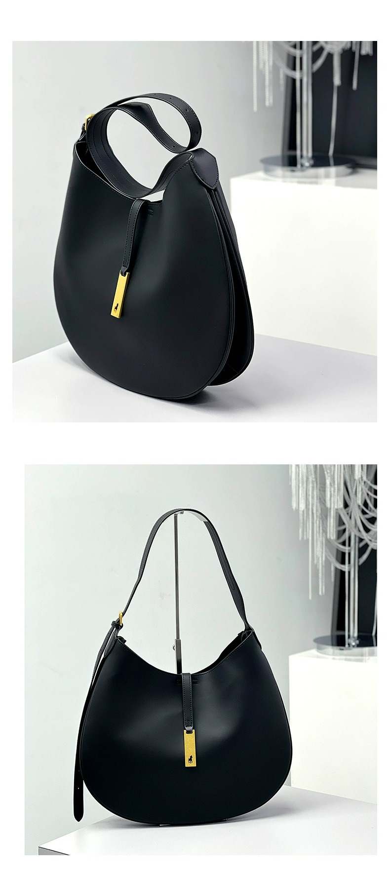 Bolso Carryall Holgado con Fruncido para Mujer