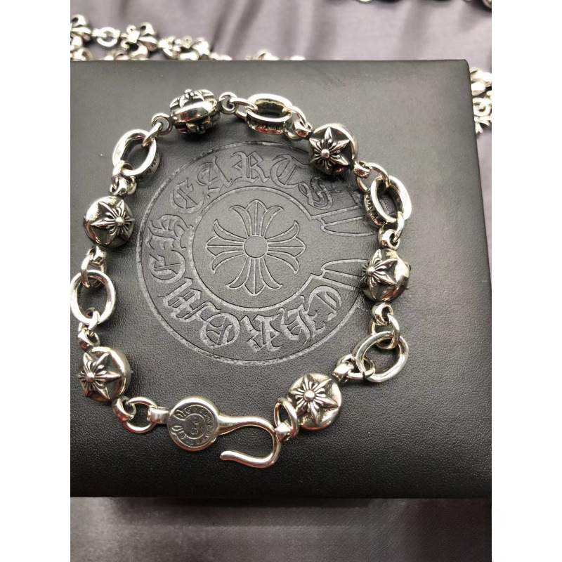 Pulsera unisex retro de cobre con múltiples motivos