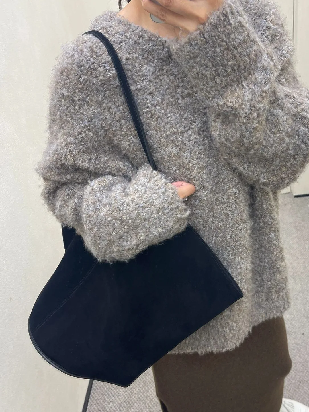 Espacioso bolso carryall de poliuretano mate